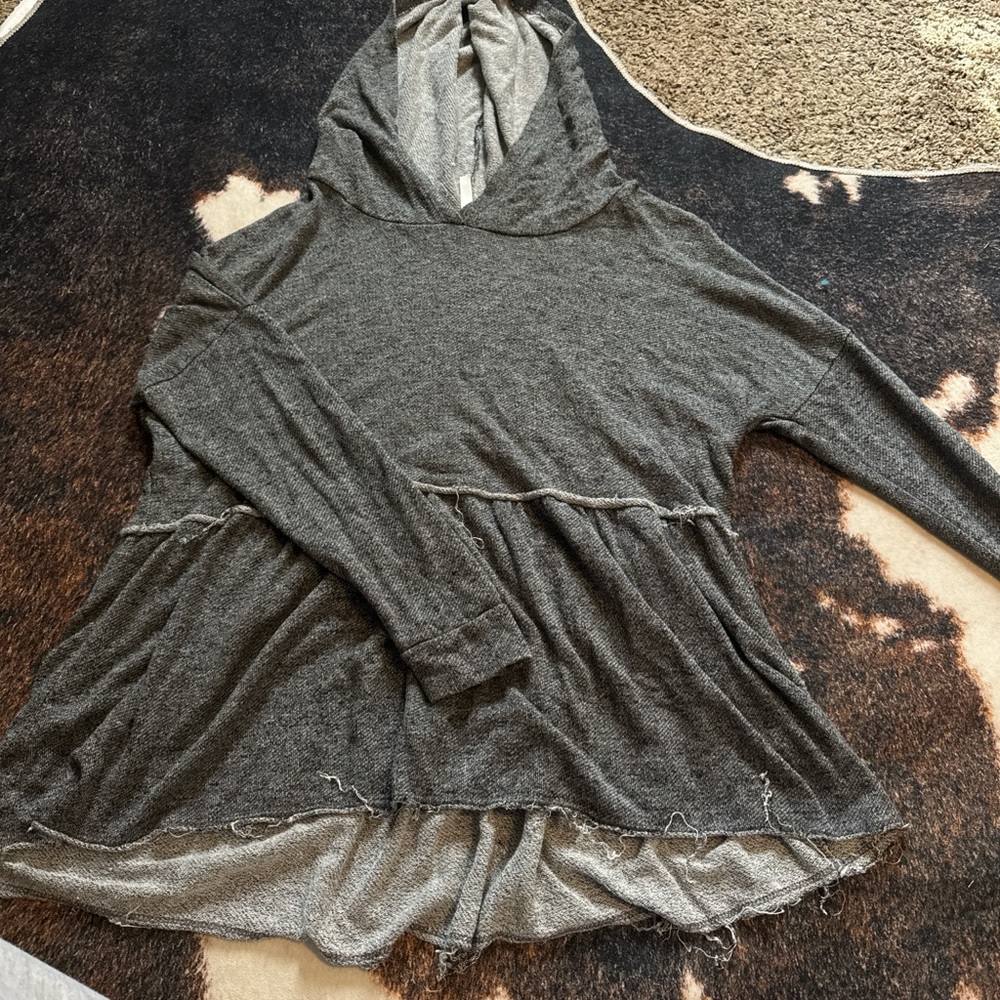 Charcoal Gray Women's Hooded Sweatshirt